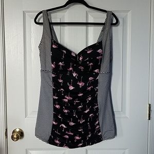Torrid Flamingo Swim Top
